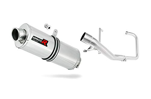DOMINATOR Ligne complète d'échappement Collecteur Silencieux OV compatible avec YBR 125 2009-2018
