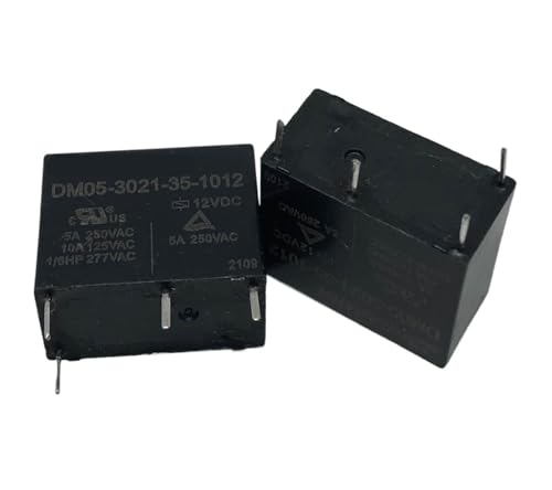 Relé de 4 pines 12V 5A DM05-3021-35-1012 componente electrónico 33F-1A 1