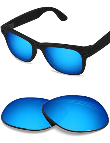 Image of BLAZERBUCK Photochromic Replacement Lenses Compatible with Ray-Ban Meta Wayfarer RW4008 | RW4012 (Gen 2) 53mm Smart Glasses