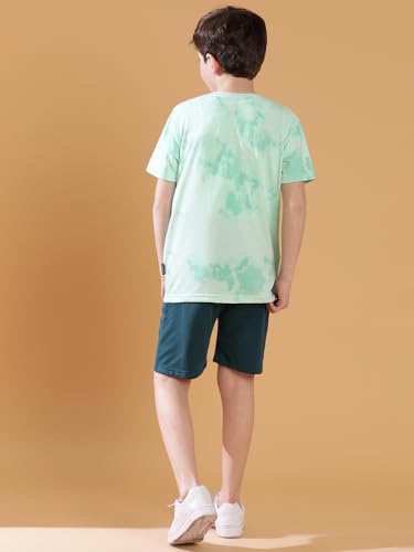 Image of Li'l Tomatoes Boys 100% Cotton Night Suit | Summer T-Shirt & Shorts Sleepwear Set | Soft & Breathable | 7-16 Years