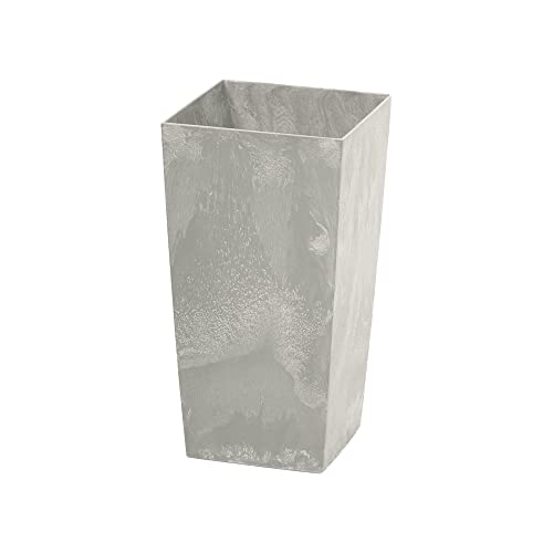 Maceta Urbi Square Beton Effect 4l., Con Depósito, Dimensiones Mm 140x140x265, Color Hormigón Maceta Urbi Square Beton Effect 4l., Con Depósito, Dimensiones Mm 140x140x265, Color Hormigón