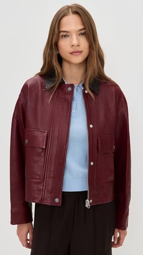rag & bone Women's Nonie Leather Jacket2