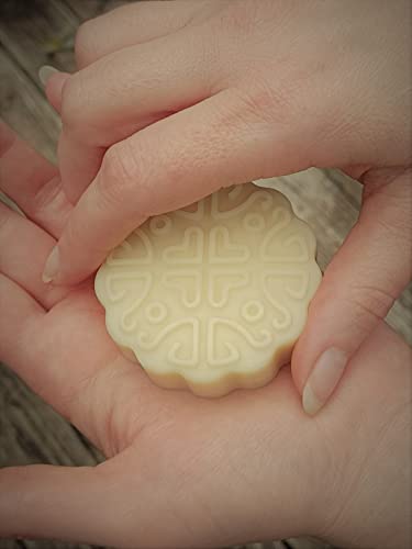 High Thyme Farmacy All-Natural Patchouli & Orange Lotion Bar - Waterless Lotion Bar For Dry Skin - Moisturizing Beeswax Lotion Bar - Convenient Travel Lotion - Eco Friendly Lotion Massage Bar #TOP5