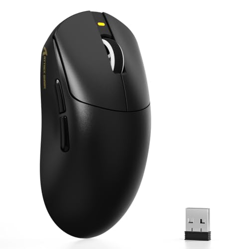 Image of ATTACK SHARK X8 SE 55g Superlight Wireless Gaming Mouse,BK52820 Tri-Mode BT /2.4G Wireless /Wired Mouse,25000DPI,500mAh Battery,Med to Large Hand Size,5 Programmable Buttons for Pc /Mac(Black)
