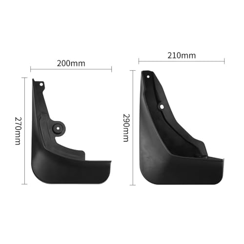 Guardabarros traseros y delanteros para Geely Vision X6 2020-2021, accesorios coche 5