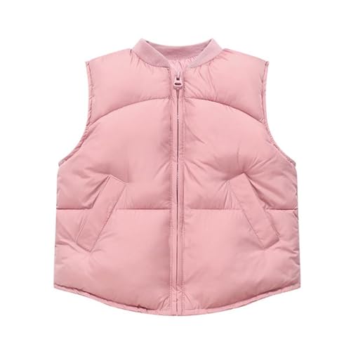Puffer Vest for Boys Girls Lightweight Winter Jacket Outwear Child Kids Warm Zip Up Sleeveless Coats with Pockets