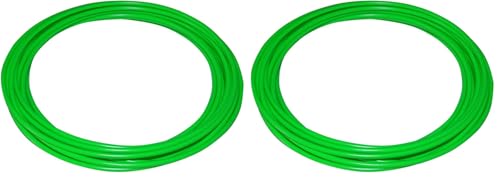 cyclingcolors Gaine DE Frein Velo Vert Fluo 1x Metre Ø5mm Insert Teflon Cable Fluorescent Neon Cyclo (Lot de 2)