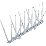 Bird B Gone, Plastic Bird Spikes, 7-Inch Wide (50-Feet), Clear, UV Stabilized Polycarbonate