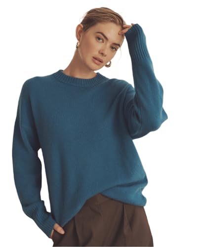 Image of NAADAM Womens Luxe Cashmere Oversized Crewneck Sweater