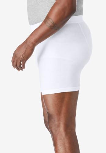 KingSize Men's Big & Tall Cotton Mid-Length Briefs 3-Pack3