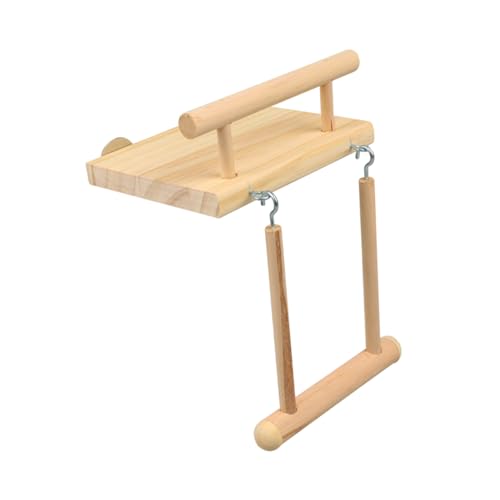 POPETPOP 1stück Holzspielzeug Für Papageien Kreative Schaukel Und Kletterkombination Für Kleine Vögel Zum Kauen Und Spielen Fördert Lernen Und Bewegung Geeignet Für Wellensittiche Und