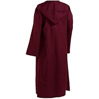kinstell Uniforme con capucha Caballero Trajes Negro Túnica