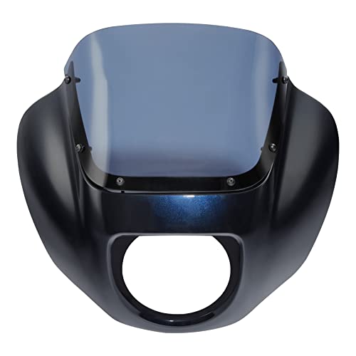 Image of Green-L Front Headlight Quarter Fairing Windshield Fit For Harley Softail Low Rider FXLR S FXLRS 2018-2025 Street Bob FXBB FXBBS 2018-2025 Softail Standard FXST 2020-2024 Midnight Blue