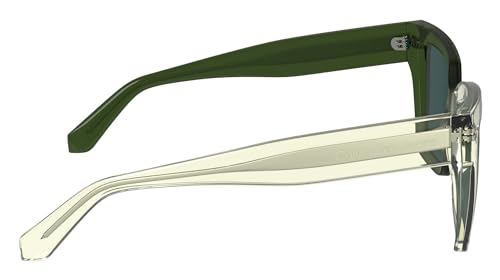 Calvin Klein Jeans Women's Sunglasses CKJ24606S - Crystal To Green with Solid Petrol Lens - Image 7