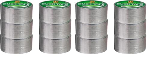 Image of Duck Brand Color Duct Tape, 6-Roll, Metallic Chrome (1303158 C) (Pack of 2)