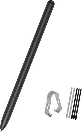 Tab S7 FE S Pen   Lápiz de Repuesto para Galaxy Tab S7 FE S Pen Samsung Galaxy Tab S7/ Tab S7 FE/ S7+ /S7 Plus SM T730, SM T733, SM T736B (sin Bluetooth) + Puntas/Nibs (Negro Místico)