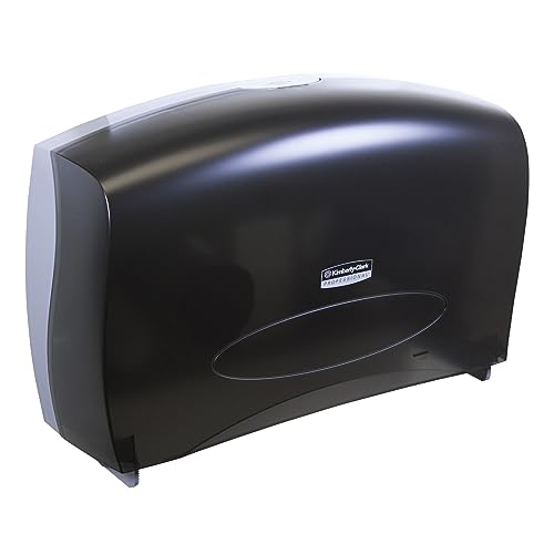 Kimberly Clark Professional Combo Unit Toilet Paper Dispenser (09551), Cored Standard Roll...