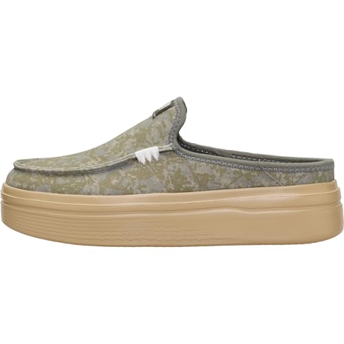 Image of HEYDUDE Women's Austin Lift Platform Mule | Casual Slip-On Shoes | Lightweight, Comfortable, Stylish Everyday Footwear