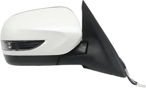 サイドミラーカバー と互換性のあるスバル と互換性のあるフォレスター 2011 2012 車用バックミラーアセンブリ(White,R)