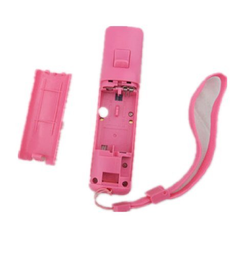 Colorful Remote Controller and Nunchuck Set Combo for Nintendo Wii (Pink)