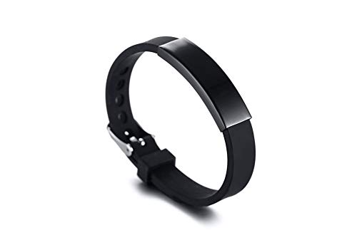VNOX Inspirerende motiverende armbanden gegraveerd,gepersonaliseerde geschenken aan mijn zoon,aan mijn dochter… - Afbeelding 4