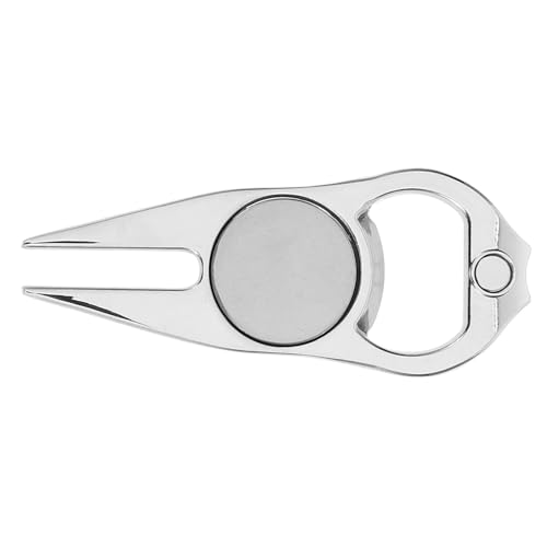 OHPHCALL 耐久性軽量ゴルフグリーンフォーク ポータブル草皮修復ツール ゴルフディボット修理用携帯アクセサリー