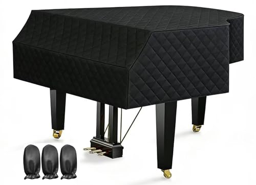 PCLOOV-Grand Piano Cover Waterproof Moisture-proof and Dustproof Grand Piano Protective Cover (160cm/62.9in)