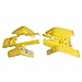 YHTAUTO Front and Rear Fenders Yellow Plastic Body Replacement for Yamaha Banshee 350 1987-2006(YFZ350)