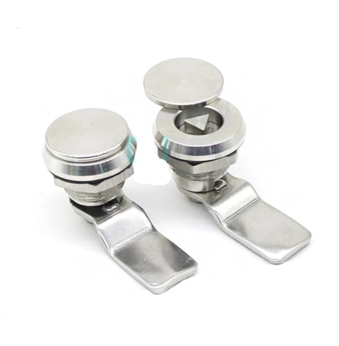 304 Stainless Steel MS705 with Cover Lock Wing Shaped Industrial Distribution Box Tongue Lock 1Pcs(Triangle Lock)
