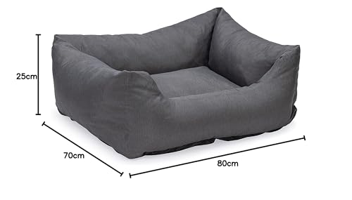 Karlie Charly, Hundebett, Dunkelgrau, 80x70x25 cm