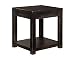 Ashley Furniture Signature Design Gavelston Square End Table, Rubbed Black Finish