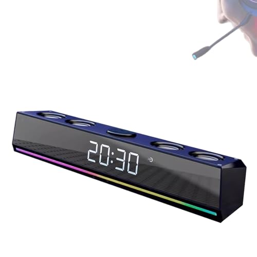 Barra de sonido PC con canales dobles y conexion USB AUX para escritorio