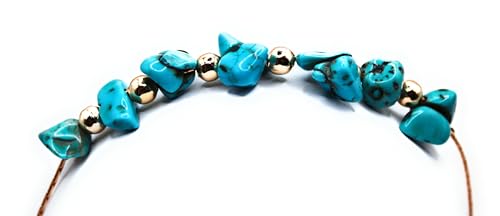 Bracelet turquoise en pierre naturelle à porter au quotidien pour Verseau