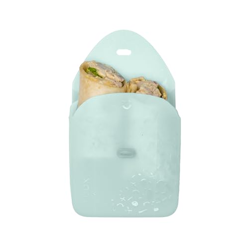 b.box Bolsa Porta Bocadillos Reutilizable de Silicona | Bolsas de Silicona Reutilizables, Caben en el Lunchbox | Apta Microondas, Congelador, Lavavajillas | Bolsa de Comida