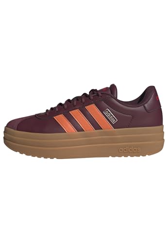Adidas Femme VL Court Bold Shoes, Maroon/Dusky Orange/Pure Ruby, 38 2/3 EU