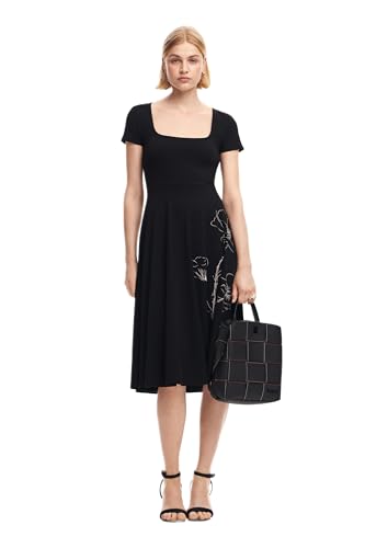 Desigual Vest_NAPOLES Casual Dress, Negro, XXL Women's