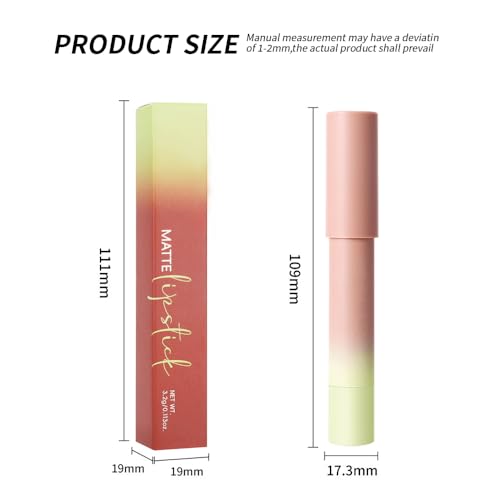 Image of Dusty Rose Matte Lip Liner Pencil - Smooth & Moisturizing Lip Pencil for Precise Contour, Rich Color Payoff, Lightweight Everyday Lip Makeup, Twist-Up Design,01#