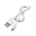 PK Power 5ft White Micro USB Battery Charger Charging Cable for Netgear Arlo Pro Pro 2 Security Camera Q