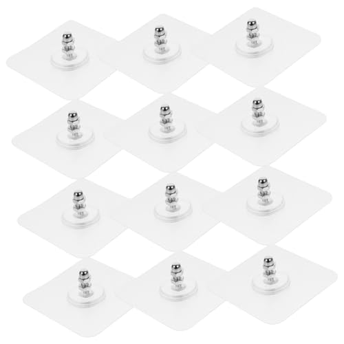 Balacoo 14Piezas Autoadhesivos De Pared De Alta Resistencia Para Colgar Toallas y Ropa Cocina Perforación Para Organizar