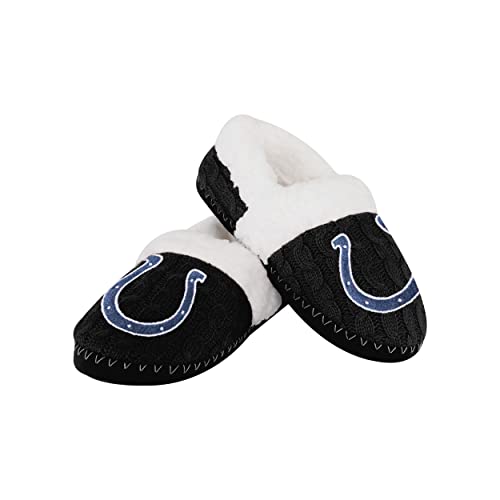 Image of FOCO Womens NFL Team Color Moccasin Slippers | Casual Slippers