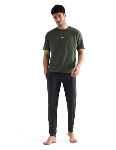 Image of U.S. Polo ASSN. Mens OEE04 Pure Cotton Oversized Lounge T-Shirt