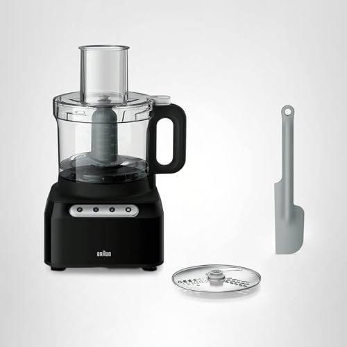 Braun FP3101BK Easy Prep 8-cup Food Processor, Black