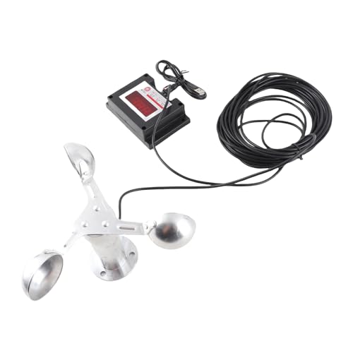 Anemometro per Gru a Torre, Allarme, Stazione Meteorologica, Tazza di, Misuratore di Tazza, Lega di, 220 V, per Misuratore di velocità, Misuratori di velocità del
