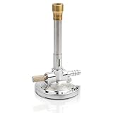 Energiesparender Gasbrenner mit Kupferrohr-Design – Durch spezielle Konstruktion und Kupferrohr-Technologie wird Gas effizient mit Luft gemischt, für ausreichende Verbrennung und deutliche Gaseinsparung im Laboralltag.