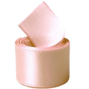 Papilion R07430538071450YD 1.5 in. Single-Face Satin Ribbon 50 Yards - Petal Peach