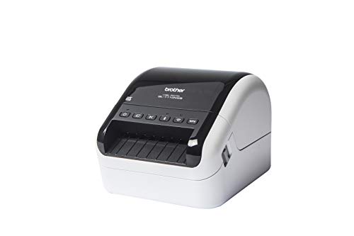 Brother QL-1100NWB Imprimante d'Étiquettes Industrielle - Inclus 1 Rouleau DK11247 & 1 Rouleau DK22205 - Ethernet - Bluetooth - Wi-Fi