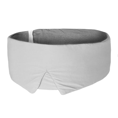 Cache-yeux et masque occultant réglable pour le sommeil en tissu doux et respirant confortable