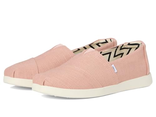 Image of TOMS Women's Alpargata Plus Slip On Espadrille, Textile Upper, Relaxed Fit, CloudBound Insole, Stretchy Easy On and Off