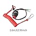 FJMQHU Safe Stop Switch with Lanyard Outboard Motor Multifunction High Reliability Direct Replace Urgent Stop Switch for Marine
