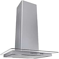 Coifa Ilha Vidro Reto Inox 60cm - Fogatti 220V